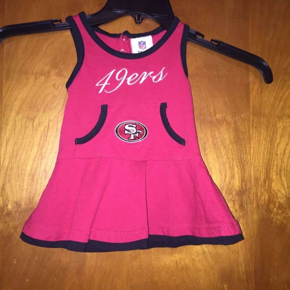 Infant girls nfl San Francisco 49ers dress 12 months baby girl fan
